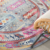 Vintage Kashan Grey Multicolor VKA06 Rug