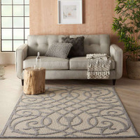 Cozumel Outdoor Cream Grey CZM04 Rug