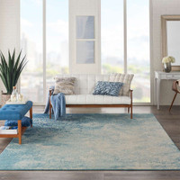 Passion Navy Light Blue PSN10 Rug