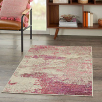 Celestial Ivory Pink CES02 Rug