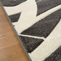 Portland Rug 57E Charcoal Cream