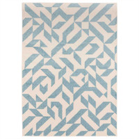 Muse Rug 03 Geometric Cream Blue