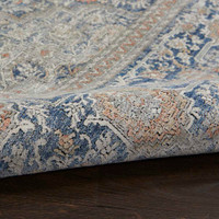 Blue Traditional Rug Starry Nights STN07