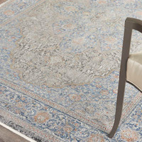 Blue Traditional Rug Starry Nights STN07