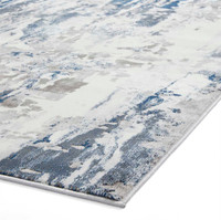 Grey Navy Apollo Rug GR580