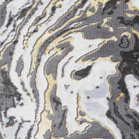 Grey Gold Rug Abstract Apollo GR584