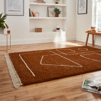 Boho Rug A474 Rust