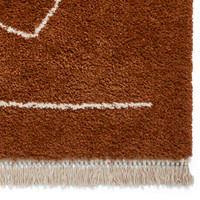 Boho Rug A474 Rust