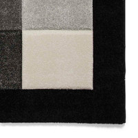 Modern Brooklyn Rug BRK04 Black Grey