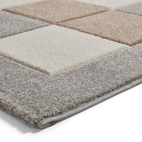 Modern Brooklyn Rug BRK04 Grey Beige
