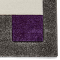 Modern Brooklyn Rug BRK04 Grey Purple