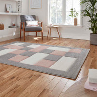 Modern Brooklyn Rug BRK04 Grey Rose