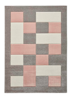 Modern Brooklyn Rug BRK04 Grey Rose