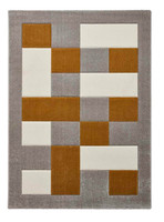 Modern Brooklyn Rug BRK04 Grey Yellow