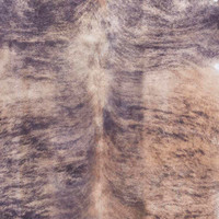 Faux Cow Print Brown White