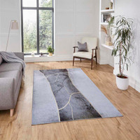 Printed Force Rug K7280 Grey Gold