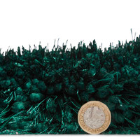 Montana Shaggy Rug Jewel Green