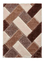 Silky Rug Beige Brown Olympia 2239