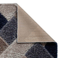 Silky Rug Grey Navy Olympia 2239