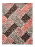 Silky Rug Grey Pink Olympia 2239