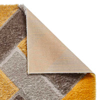 Silky Rug Grey Yellow Olympia 2239