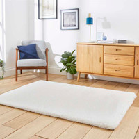 Thick Fluffy Rug Super Teddy Ivory