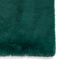 Thick Fluffy Rug Super Teddy Jewel Green