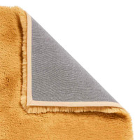 Thick Fluffy Rug Super Teddy Mustard