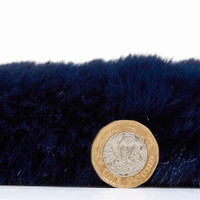 Thick Fluffy Rug Super Teddy Navy