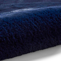 Thick Fluffy Rug Super Teddy Navy