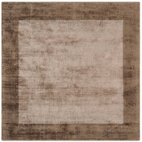 Choco Mocha Blade Border Rug 160x230cm