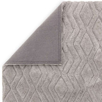 Harrison 3D Shag Silver Rug 120x170cm