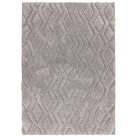 Harrison 3D Shag Silver Rug 120x170cm