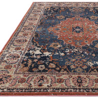 Zola Heris Rug Persian Blue Rust