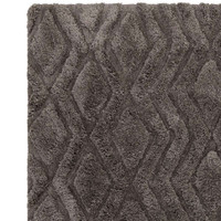 Harrison 3D Shag Rug Charcoal