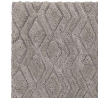 Harrison 3D Shag Rug Silver