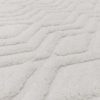 Harrison 3D Shag Rug Off White