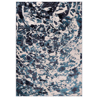 Aurora AU21 Foam Rug Electric Blue Cream
