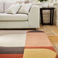 Origins Bauhaus Graphic 2 Contemporary Wool Rug