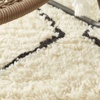 Origins Berber Natural Moroccan Shaggy Rug