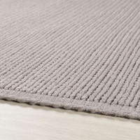 Origins Cable Warm Grey Wool Weave Rug