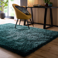 Origins Chicago Forest Green Thick Shaggy Rug