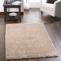 Origins Chicago Latte Thick Shaggy Rug