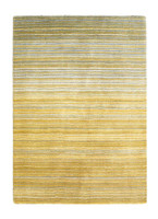 Origins Fine Stripes Ochre Striped Wool Rug
