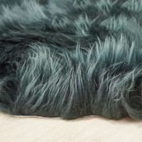 Origins Genuine Sheepskin Forest Green Rug