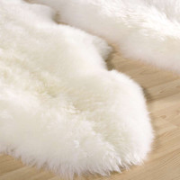 Origins Genuine Sheepskin Natural White Rug