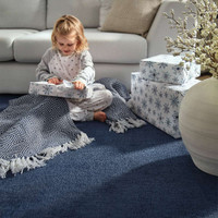 Origins Reef Navy Plain Textures Rug