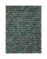 Origins Rocks Chunky Multi Blue Wool Rug