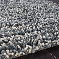 Origins Rocks Chunky Multi Grey Wool Rug