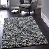 Origins Rocks Chunky Multi Grey Wool Rug